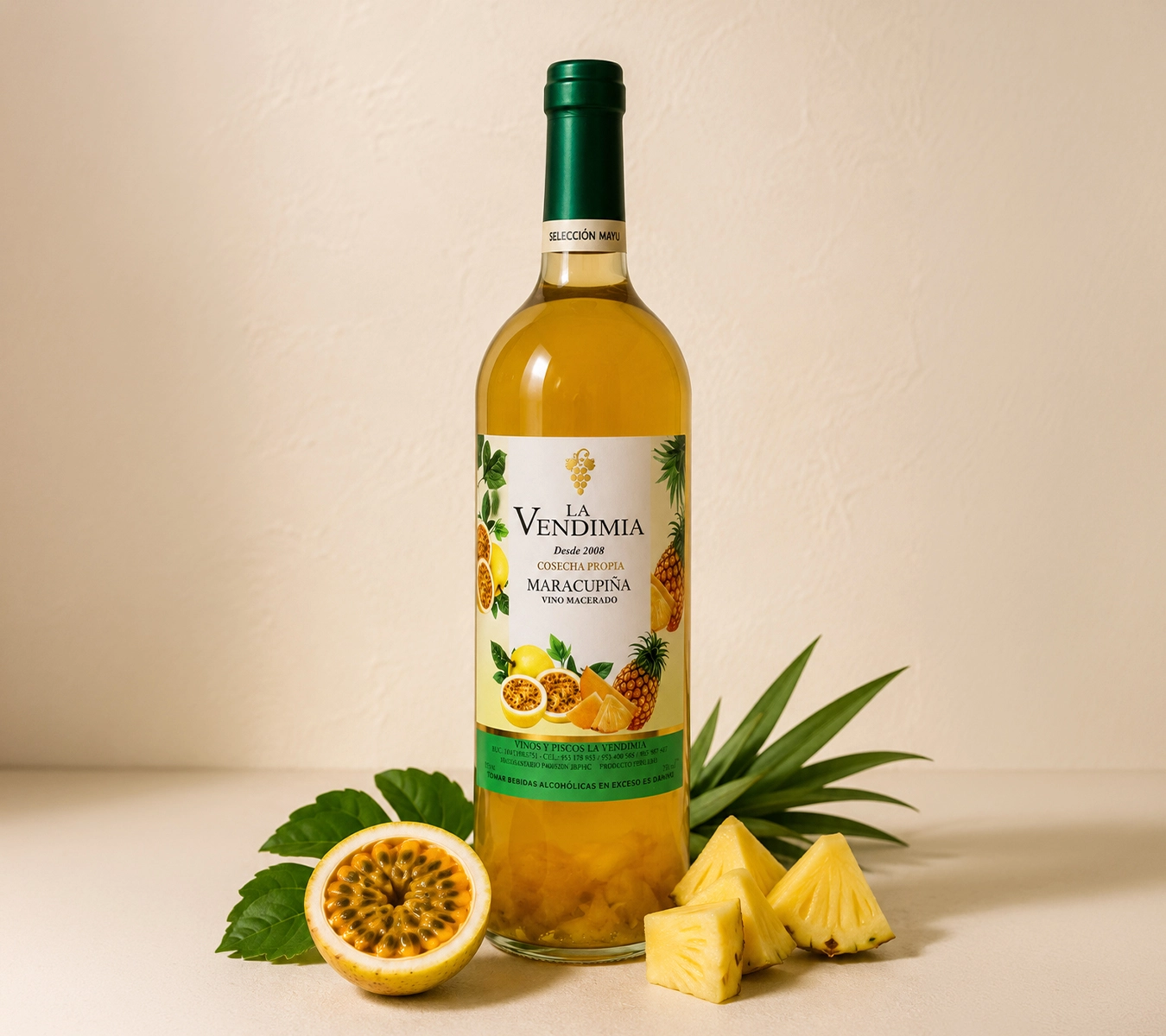 Vino Maracupiña 750 ml seleccionado por MAYU